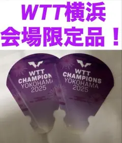 WTTチャンピオンズ横浜　会場限定応援グッズ　2枚セット　新品未使用品！