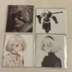 ニーア NieR Seriesミニ色紙コレクション D.K 2B 父 4点セット