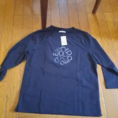 CROCODILE CODE ネイビー Tシャツ 五分袖