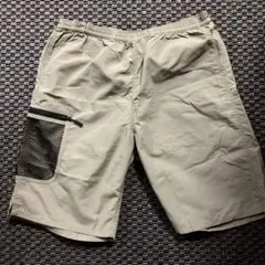 MANASTASH 淡いカーキ　ショートパンツ L