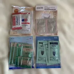 【未使用】試供品セット(NOBスキンケア、アクセーヌ日焼け止め乳液、コラージュ)