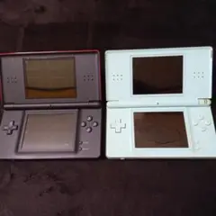 ジャンク ニンテンドーDS Lite 2台セット DS ライト ブラック&レッド