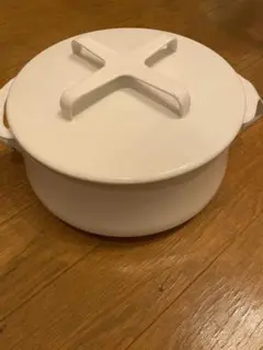 ダンスク 両手鍋 白