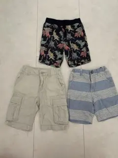 GapKids 恐竜柄ショートパンツ3点セット