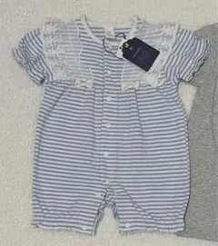 【新品タグ付き】 Cottli コトリ ロンパース 50 - 60