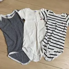 値下げ⭐︎74センチ　ロンパース　肌着　3枚セット