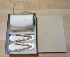 和装 ぞうり バックセット ゴールド系
