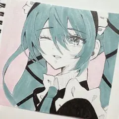 ☁️ 手描きイラスト 初音ミク
