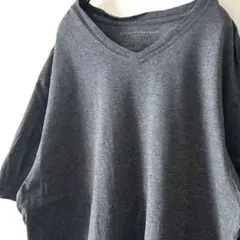バナナリパブリック プレーン 無地 Tシャツ L グレー 灰色 古着
