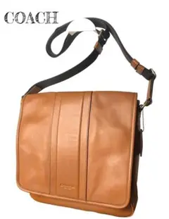 COACH コーチ ボンベレザー マップ ショルダーバッグ F71641