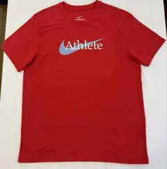 ナイキ NIKE ロゴTシャツ 赤 Lサイズ メンズ 半袖