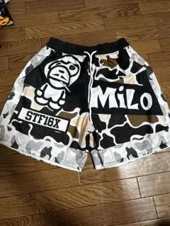 BAPE BABY MILO 迷彩柄 バスケットショーツ STF16X