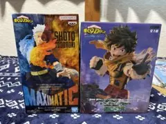 僕のヒーローアカデミアフィギュア 轟焦凍、緑谷出久セット