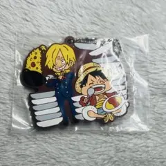 ワンピース　ラバーストラップ　サンジ　ルフィ　ジャンプ　チャーム