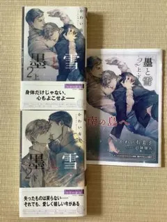 『黒と雪 2』 上下巻＋小冊子