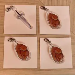 吸血鬼すぐ死ぬ展　ランダムアクリルチャーム　ジョン　短剣