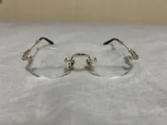リムレス　メガネ　ノーブランド