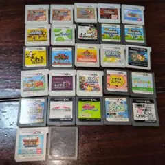 ニンテンドー3DSソフトセット　妖怪ウォッチ　マリオ　ワンピース　27枚