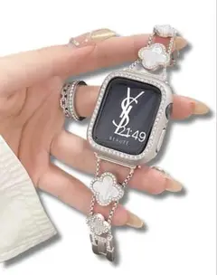 Applewatch♡クローバーバンド