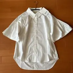 ENTO ベルスリーブ半袖シャツ　白　新品タグ付　その1