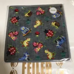 フェイラー ハイジフレンズフォレスト ハンカチ グレー⑦