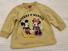 ディズニー　ミッキーミニー　トレーナー　80