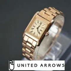 【稼働品】 UNITED ARROWS UAB スクウェアメタル 電池交換済