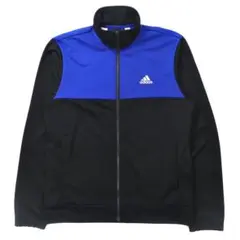 adidas ジップアップジャケット 青黒