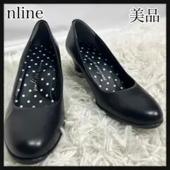 ［美品］n♡line エヌライン　ラウンドトゥ　パンプス　ビジネス