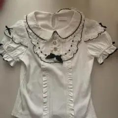 買う気ないイイネはお辞め下さい！LIZ LISA ホワイト 半袖シャツ