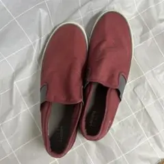 LACOSTE ラコステ スリッポン　27.0cm えんじ