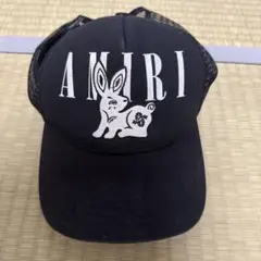 AMIRI ロゴキャップ ブラック 兎