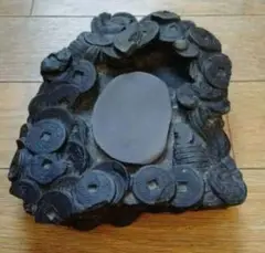 中国骨董旧蔵書道古名硯【金玉満堂】中国清の時代同治細工彫刻古錢図端渓老坑水巌名硯 中国骨董旧蔵書道古名硯[金玉満堂]中国清の時代同治細工