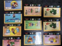 スーパーマリオワールド　カードゲーム　バンプレスト　当時品　希少
