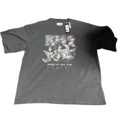 新品　KISS グラフィックプリント Tシャツ バンド