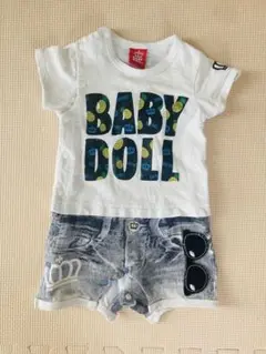 BABYDOLL パイナップル柄ロンパース　70サイズ