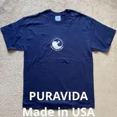 ☆PURAVIDA ネイビー Tシャツ Made in USA 新品未使用☆