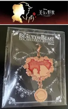 希少レア！札幌限定非売品 劇団四季『美女と野獣』 ローズチャーム