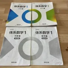 体系数学1 代数編・幾何編 4冊セット