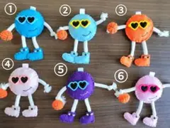 完成品★ハンドメイド バスケットボール フェルト お守り 部活お守り6点セット