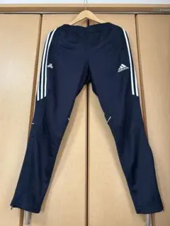 【adidas】ジャージズボン スウェットパンツ O(XL) 紺色