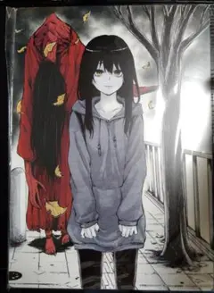 【未開封】見える子ちゃんDVD第1巻予約特典　A4クリアポスター