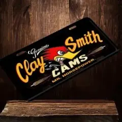 クレイ・スミス Cray Smith Cams ブリキ看板 ナンバープレート