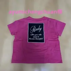 Rady バックプリント Tシャツ ピンク