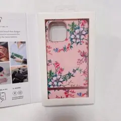 未使用　iPhone 12 Pro Max ケース 花柄　ピンク