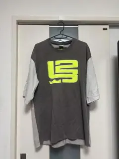 値下げ！グレー/蛍光黄緑 Tシャツ NIKE KING 古着