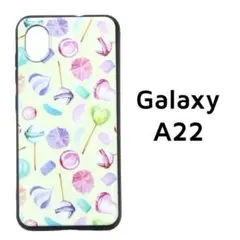 Galaxy A22 5G ケース 黄色 キャンディ