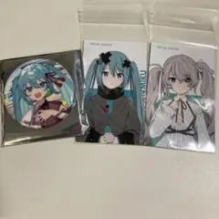 初音ミク 缶バッジとカードセット