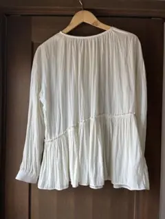 AMERICANA ホワイト 長袖ブラウス