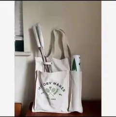バドミントンラケット 手提げバッグ ベージュ 在庫少